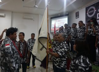 Sulaiman Singhs Pimpin BAPERA NTT, Airlangga Hartarto Ucapkan Selamat Ketum DPP BAPERA, Fahd El Fouz Arafiq melantik Sulaiman Singhs sebagai Ketua DPD BAPERA Provinsi NTT Periode 2022 – 2027 di Sasando Hotel Kupang, 30 Juni 2022.