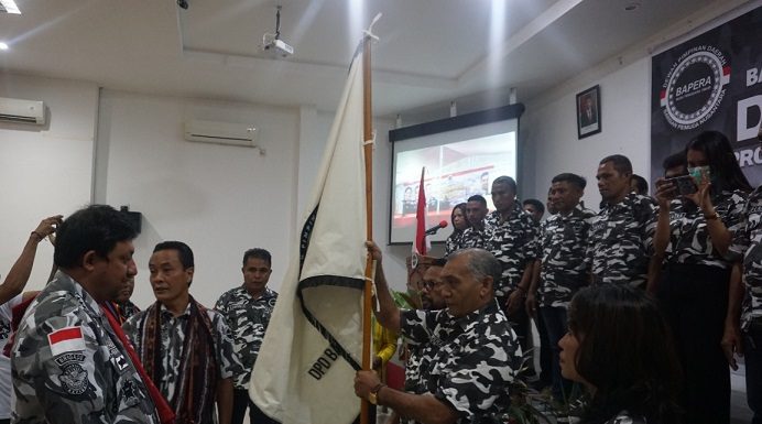 Sulaiman Singhs Pimpin BAPERA NTT, Airlangga Hartarto Ucapkan Selamat Ketum DPP BAPERA, Fahd El Fouz Arafiq melantik Sulaiman Singhs sebagai Ketua DPD BAPERA Provinsi NTT Periode 2022 – 2027 di Sasando Hotel Kupang, 30 Juni 2022.