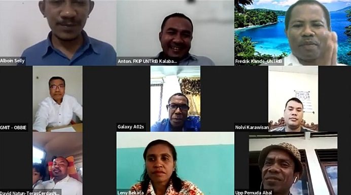Prodi Pendidikan Teologi Untrib Gelar Seminar Quo Vadis Pendidikan GMIT Suasana webiner Quo Vadis Pendidikan Kristen: Kemarin, Hari Ini dan Esok,” dilakukan pada Kamis, 28 Juli 2022 di Kalabahi.