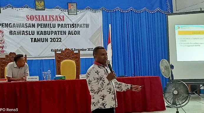 Potensi Pelanggaran Tinggi di 2024, Bawaslu Alor Sosialisasi Pengawasan Pemilu Partisipatif