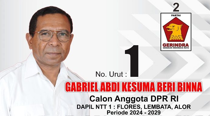Profil Gabriel Beri Binna, Caleg DPR RI Dapil NTT 1: Teruji, Tulus Mengabdi, Pas di Hati Iklan
