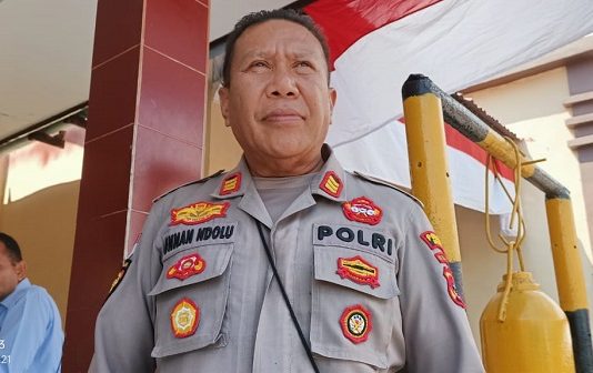 Polisi Imbau Warga Tak Halangi Unjuk Rasa Aktivis Alor, Bisa Dipidana Kasat Samapta Polres Alor, AKP Onam Ndoloe. (Foto: doc tribuanapos.net/dm).