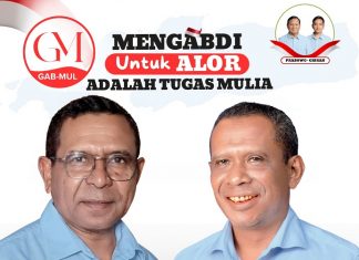 Gabriel Binna dan Mulyawan Djawa Siap Jalankan Penugasan Partai Gerindra Menangkan Pilkada Alor 2024 Foto: Gabriel Binna dan Mulyawan Djawa. (Foto: doc tribuanapos.net).