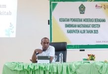 Menjadi Penggerak Moderasi Beragama yang Berbasis Cinta Kasih Ketua FKUB Kabupaten Alor, Pdt Simon Petrus Amung, S.Th. (Foto: doc tribuanapos.net/dm).