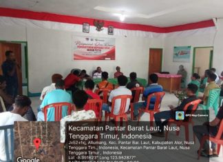 Bentuk Koperasi Desa Merah Putih, Kades Allumang Pantar Barat Laut Optimis Ekonomi Desanya Akan Melejit Menuju Mandiri Pemerintah Desa Allumang Kecamatan Pantar Barat Laut membentuk Koperasi Desa Merah Putih, Rabu 4 Juni 2025 di Aula Kantor Desa Allumang.