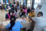 HUT Ke 63, Bank NTT Kalabahi Donor 40 Kantong Darah untuk Pasien di RSD Aksi sosial donor darah di kantor Bank NTT Cabang Kalabahi, Sabtu (12/7) dalam rangka HUT Ke 63 Bank NTT. (Foto: doc Bank NTT Cabang Kalabahi).