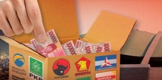 DPRD dan Pemda Alor Naikan Dana Bantuan Parpol Rp 4.500/Suara, Total Setahun Rp 450 Juta Gambar: Karikatur Bantuan dana Parpol. (Foto: UGM.ic.id).