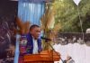 Mengukir Sejarah, Seluruh Rangkaian Sidang MPH PGI dan HUT Ke-76 Resmi Dibuka di Pantai Sebanjar Alor Ketua Timpel Sidang MPH PGI dan HUT Ke-76 PGI, Pnt. Obeth Bolang, S.Sos.,M.AP, memberikan sambutan di acara pembukaan rangkaian kegiatan Sidang MPH PGI dan HUT Ke-76 PGI, Kamis 21 Mei di Pantai Sebanjar, Alor. (Foto: doc tribuanapos.net/bela).