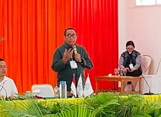 Kirim Pesan Kesetaraan dari Pulau Alor, Ketum PGI Resmi Buka Sidang MPH dan HUT Ke-76 PGI Ketum PGI Pdt. Jacklevyn Fritz Manuputty, Resmi Buka Sidang MPH dan HUT Ke-76 PGI, Jumat 22 Mei 2026 di Aula Gereja Pola Tribuana, Kota Kalabahi. (Foto: doc tribuanapos.net/Jhon Dael).