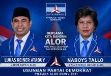 Akar Rumput Demokrat Alor Solid Usung Rey Atabuy–Naboys Tallo Maju Bertarung di Pilkada Alor Mendatang Bakal Calon Bupati dan Wakil Bupati Alor: Lukas Reiner Atabuy - Naboys Tallo yang akan diusung Partai Demokrat untuk bertarung di Pilkada Alor tahun 2029/2031. (Foto: doc tribuanapos.net).