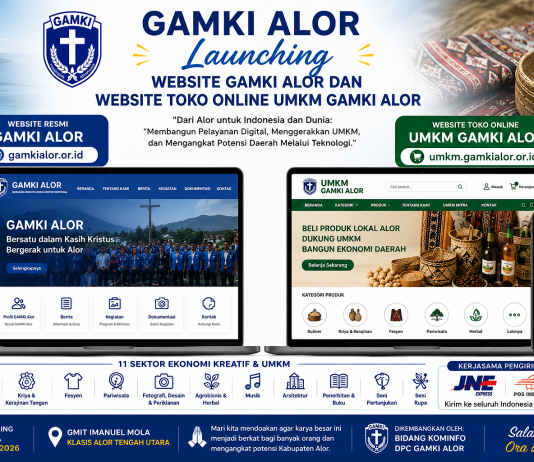 GAMKI Alor Launching Website Organisasi dan Marketplace Digital, Bantu UMKM Lokal Masuk Pasar Nasional Gambar karikatur plafon digital GAMKI Alor. (Foto: doc GAMKI Alor).