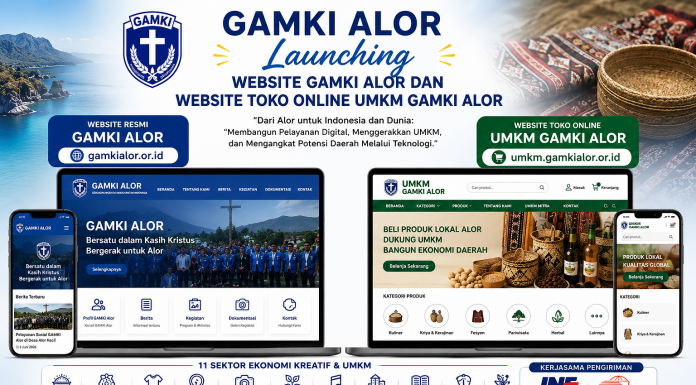 GAMKI Alor Launching Website Organisasi dan Marketplace Digital, Bantu UMKM Lokal Masuk Pasar Nasional Gambar karikatur plafon digital GAMKI Alor. (Foto: doc GAMKI Alor).