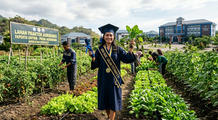Bertabur Beasiswa, Prodi Agribisnis Untrib Kalabahi Terima Mahasiswa Baru 2026/2027, Gratis 15 Orang Pendaftar Pertama Gambar: Karikatur Lahan praktek Program Studi Agribisnis Fakultas Pertanian dan Perikanan Untrib Kalabahi. (Foto: doc tribuanapos.net).