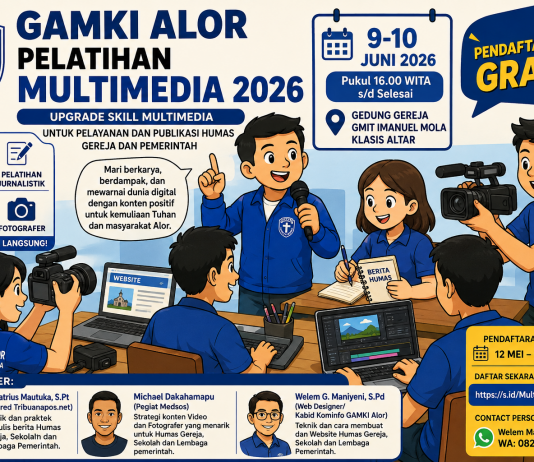 Perkuat Literasi Digital, GAMKI Alor Siapkan Pelatihan Multimedia Gratis bagi Humas Gereja, Sekolah, dan Pemerintah Gambar karikatur pelatihan multimedia. (Foto: foc tribuanapos.net/dm).