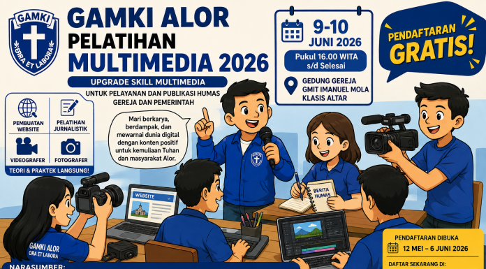 Perkuat Literasi Digital, GAMKI Alor Siapkan Pelatihan Multimedia Gratis bagi Humas Gereja, Sekolah, dan Pemerintah Gambar karikatur pelatihan multimedia. (Foto: foc tribuanapos.net/dm).