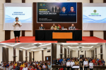 Kemenag Alor Gelar Seminar Pembinaan Keluarga Kristen, Perkuat Ketahanan Keluarga di Tengah Tantangan Zaman Kepala Seksi Urusan Agama Kristen Kemenag Alor, Lim Chr. T. R. Odja, M.Th (tengah), foto bersama Narasumber dan Peserta Seminar Pembinaan Keluarga Kristen, Senin 20 Juli 2026 di Aula Hotel Simphony Kalabahi. (Foto: doc tribuanapos.net/).