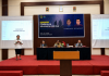 Kemenag Alor dan Tim EMSI Gelar Pelayanan Terpadu di Berbagai Wilayah, Perkuat Iman, Keluarga, dan Pendidikan Kristen Kepala Sekai Urusan Agama Kristen Kemenag Alor, Lim Chr. R. T. Odja, M.Th (kiri), memberikan sambutan di acara pembukaan Seminar Pembinaan Keluarga, Senin 20 Juli 2026 di Aula Hotel Simphony Kalabahi. (Foto: doc tribuanapos.net/).