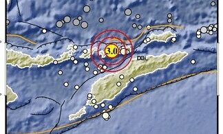 Gempa Magnitudo 3,0 Guncang Alor, Warga Panik Berhamburan ke Luar Rumah Gempa Magnitudo 3,0 Guncang Alor, Senin 17 Agustus 2026. (Foto: BMKG).